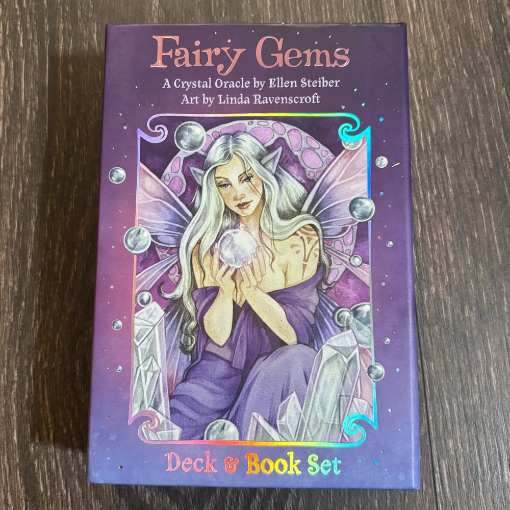NWOT Fairy Gems Oracle Deck and Book Set